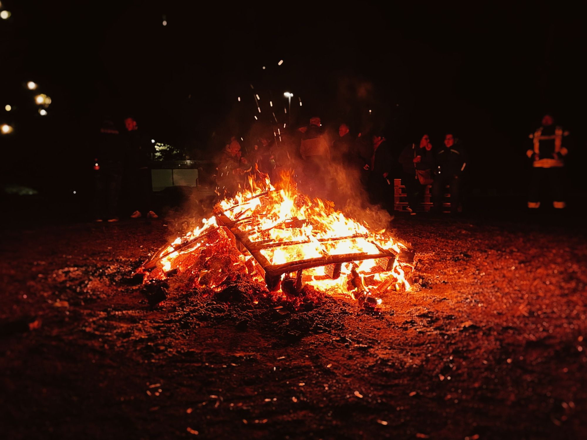 Adventsfeuer in Kriebethal